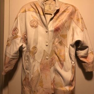 Woman’s vintage leather jacket